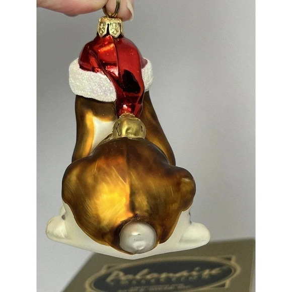 RARE Kurt Adler POLONAISE KOMOZJA BARNEY BASSET AP1557 Ornament NEW WITH BOX - Picture 7 of 16